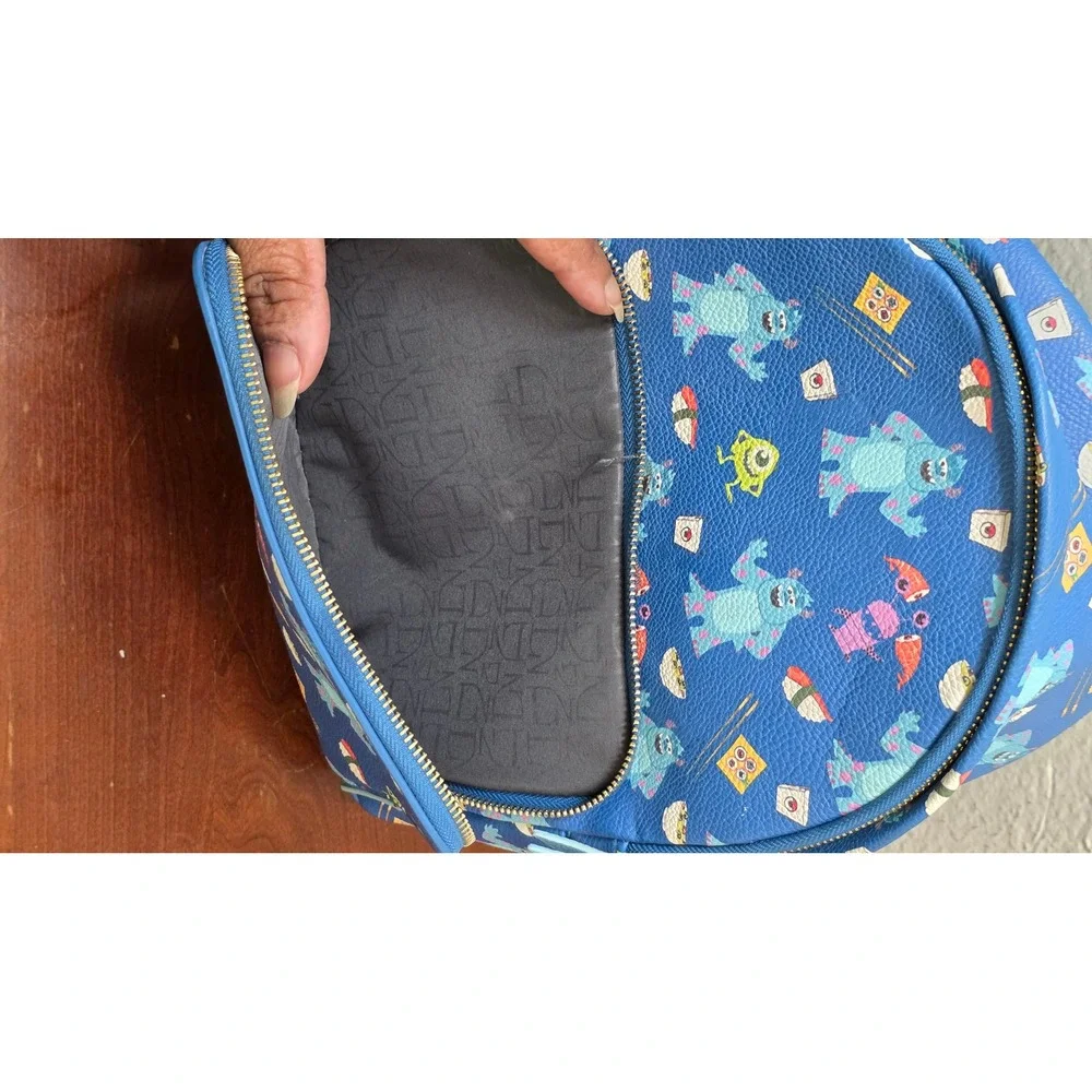 Disney Danielle Nicole Pixar Monsters Inc Sushi Mini Backpack Exclusive Blue